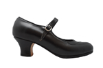 Gallardo -  Zapatos para baile flamenco. Modelo mercedes, en piel. 123.140€ #504950004STK37NGRRCH