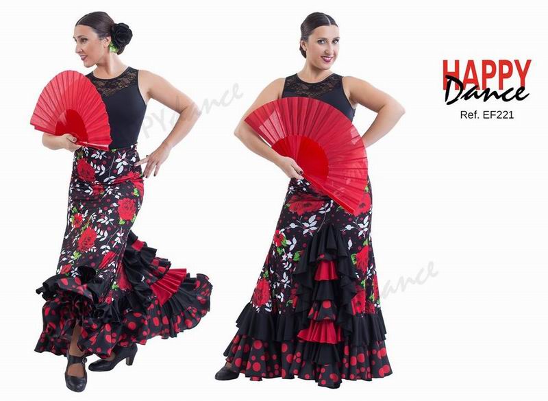 Faldas para Baile Flamenco Happy Dance para Niñas. Ref.EF305PE14PS05PS11