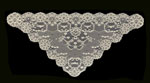 Triangular Spanish veil. Ref. 12581-3MRFL. Measurements: 60cm X 120cm 23.140€ #5003012581-3MRFL
