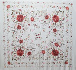 Handmade Manila Embroidered Shawl. Natural Silk. Ref. 1010620BCOCLPSTL 289.260€ #500351010620BCOCLPST