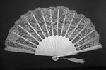 Ceremony Fan for Maid of honour with silver lace. Ref. 1779 20.660€ #503281779