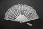 Ceremony Fan for Maid of honour with silver lace. Ref. 1959 20.660€ #503281959