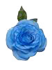 Fleur Flamenco Turquoise. Mod. Patio Teinté. 13cm 6.600€ #50223025T
