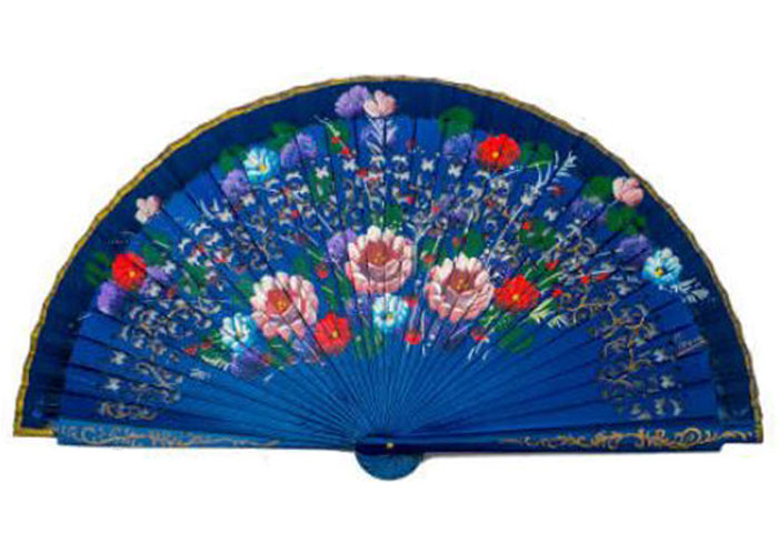 Fretwork Fan and Painted by Two Faces. ref 1157