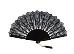 Ceremony Fan for Maid of honour with Black Lace 26.115€ #503281772NG