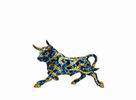 Toro Azul y Dorado Colección Cárnival Barcino. 12cm 10.540€ #5057940211