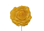 Rose de taille moyenne en tissu jaune. Modèle Oporto. 11 cm 6.610€ #50223104TAMRLL