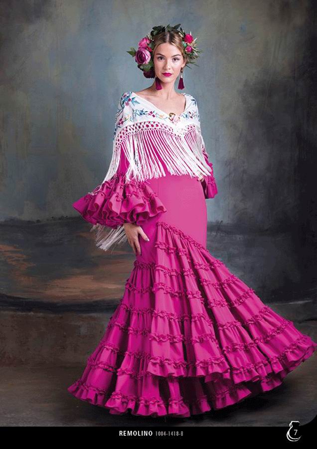 Vestido Flamenca - Trajes de flamencos Moda Rosa