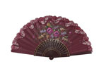 Hand painted fan with Maroon lace. ref. 150 32.980€ #501025557150GRNTENCJ