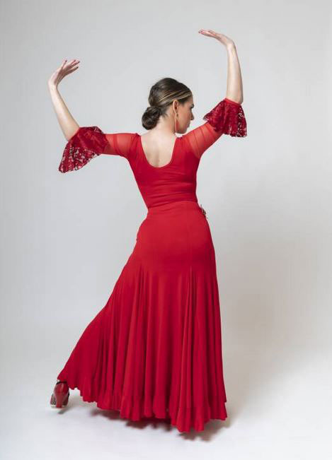 Falda de Flamenco Bienne. Davedans, Faldas flamencas - Faldas de flamenco  baratas de baile y ensayo. Y diseños de Davedans, Happy Dance y faldas  artesanales