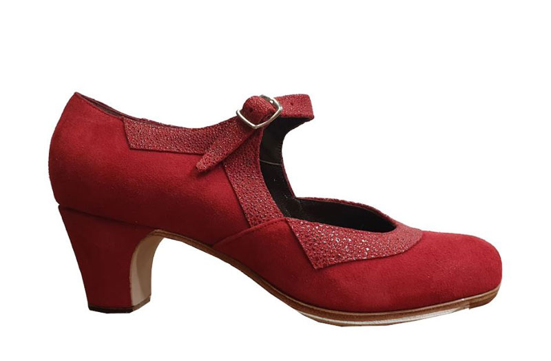 Zapatos para baile flamenco con 2 correas Gallardo