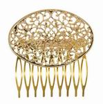 Small Flamenco Comb in Golden Metal 3.720€ #50223PE04MB