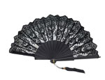 Black Lace Fan for Ceremony or Party. Ref. 1604 28.099€ #503281604