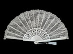 Silver Ceremony Fan with Lace 26.780€ #503281758B