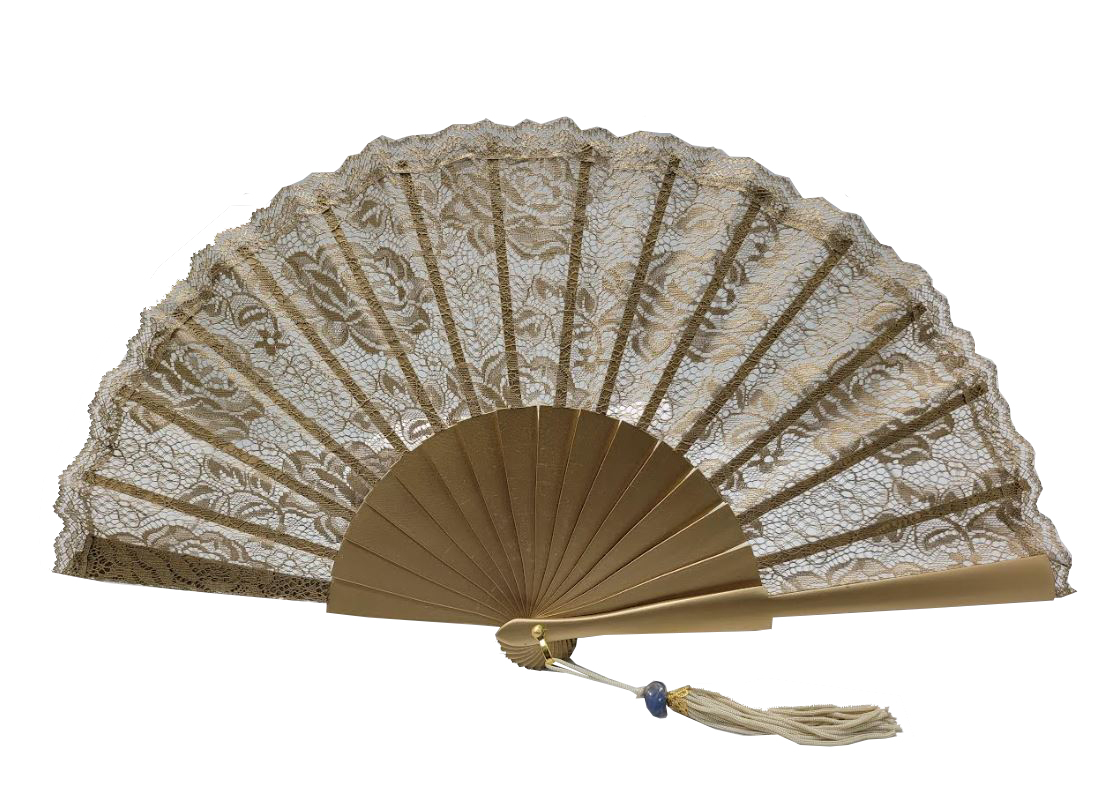Gold-colored Maid of Honor´s  Fan 0.000€ #503281655