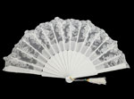 Bridal Tapered Lace Fan. White 31.736€ #503281646