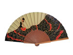 Hand painted Silk Fan. MA94