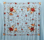 Handmade Manila Embroidered Shawl. Natural Silk. Ref.1011163NTQCO 380.165€ #500351011163NTQCO