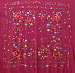 Handmade Manila Embroidered Shawl. Natural Silk. Ref. 1010615BDCO 314.050€ #500351010615BDCO