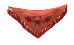 Hand Embroidered Small Shawl for Flamenco Costumes 99.174€ #50759M2SLMNVRD24