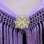 Flamenco Brooch for Small Shawl in Golden Metal 6.612€ #51225BRGLVS