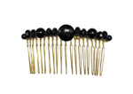 Golden Flamenco Combs with Acrylic Stones. Black 8.264€ #50639PNT0011