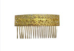 Small Flamenco Comb in Golden Metal 8.264€ #50639PNT0005