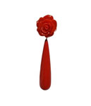 Flamenco Teardrop Earrings in Red 12.397€ #50639LGMRJ