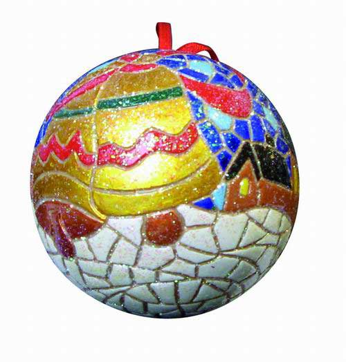 Christmas ball with bells Barcino. ref.34319
