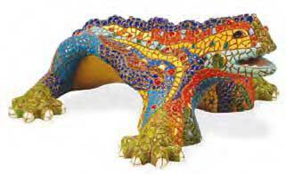 Dragon Park Guell 16cm Barcino Designs Flamenco Gifts Gifts From Spain Barcino Bulls Barcinodesigns Gaudi And Barcelona Gifts