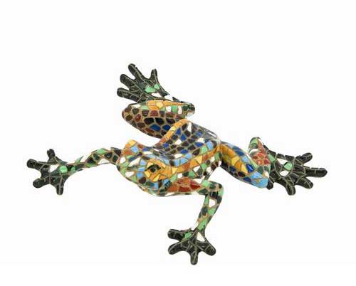 Acuatic Frog Mosaic Barcino. 10cm