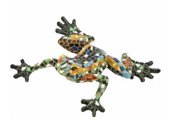 Acuatic Frog Mosaic Barcino. 15cm