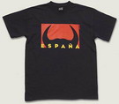 T-shirt tête de taureau España Noir/Rouge