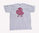 Camiseta flamenca en fuxia - (niña)