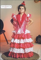 Trajes de flamenca niña - mod. Pastora 151.200€ #501152032040