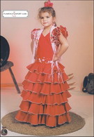 Trajes de flamenca niña - mod. Rosal pintado 193.200€ #501154580
