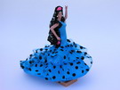 Muñeca Flamenca Tradicional 21cm Azul 12.550€ #50574670