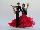 Flamenco couple with guitar 21cm 23.100€ #50574649