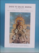 楽譜　Dios te salve Maria