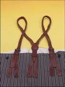 Men's Plaited Leather Braces 21.150€ #503110720