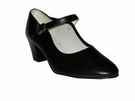 Chaussures de flamenco noires avec lanière 21.074€ #502200001