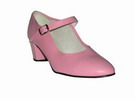 Chaussures de flamenco roses avec lanière 21.074€ #502200004