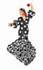 Black With White Polka Dots Dressed Flamenco Dancer Magnet 3.000€ #5057930775