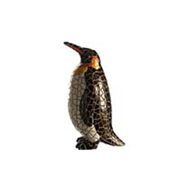 Figure mosaïque de pingouin de Barcino. 13cm