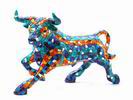 Blue Mosaic Bull By Barcino. 24cm 34.710€ #5057954454