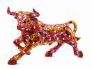 Red Mosaic Bull by Barcino. 24cm 34.710€ #5057954386