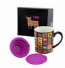 Osborne Bull Warhol Style Mug with Silicone Cover and Filter