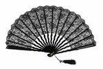 Ceremony Fan for Maid of honour with Black Lace 26.110€ #503281772