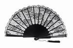 Ceremony Fan for Maid of honour with Black Lace. Ref. 1364 24.960€ #503281364