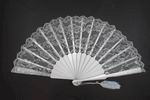 Silver-Colored Maid of Honor´s Fan with Strass on the Ribs 24.380€ #503281363